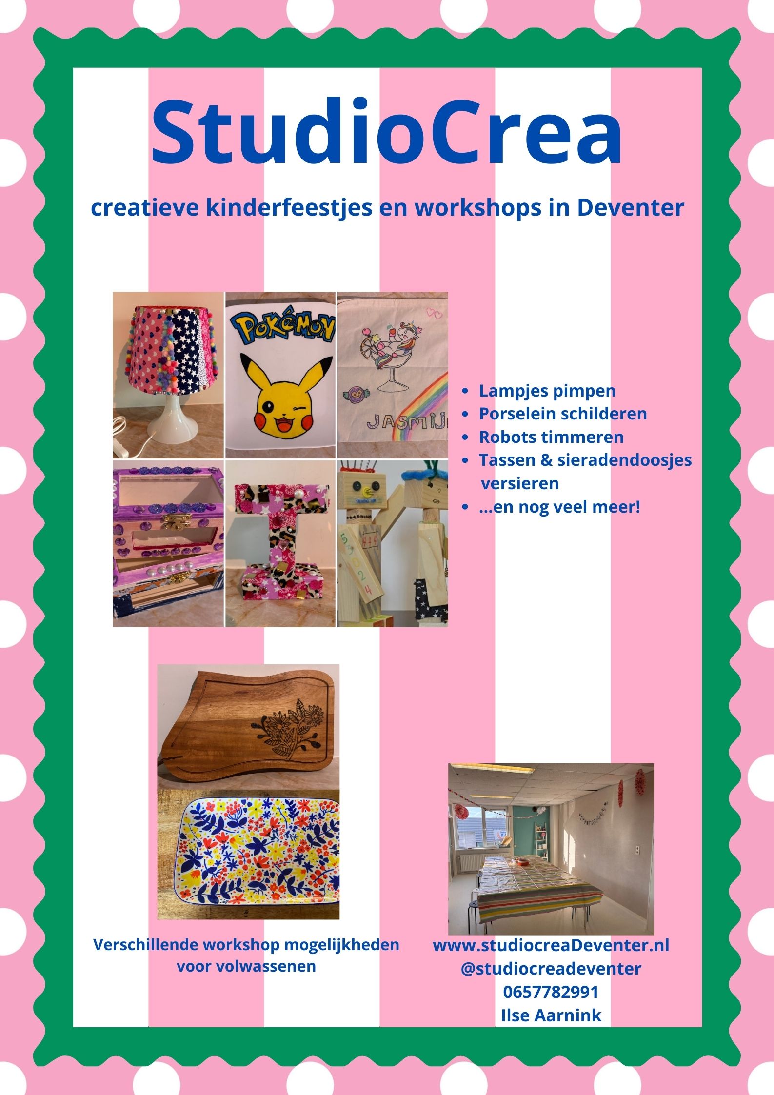 StudioCrea creatieve kinderfeestjes en workshops in Deventer (1)